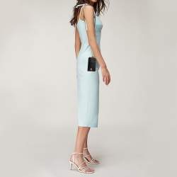 Pre Owned Tory Burch Black Leather Robinson Lanyard