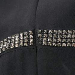 Tory Burch Black Studded Silk Maxi Dress M