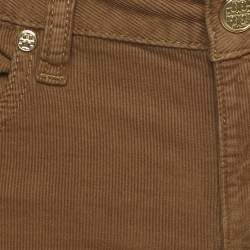Pre Owned Tory Burch Brown Corduroy Skinny Ivy Pants M