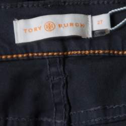 Tory Burch Grey Sabrina Flare Stretch Phantom Pants M