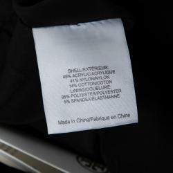 Pre Owned Tory Burch Monochrome Patterned Tweed Savora Pencil Skirt S