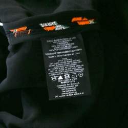 Pre Owned Tory Burch Multicolor Floral Embroidered Mesh A Line Dress M