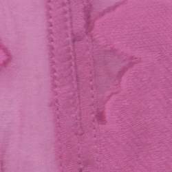 Pre Owned Tory Burch Purple Cotton Silk Fil Coupe Tunic Top XL