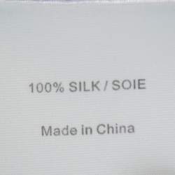 مملوكة مسبقًا Tory Burch Multicolor Printed Silk Knit Button Front Shirt S