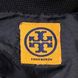 Pre Owned Tory Burch Black Wool Button Detail Sleeveless Shift Dress M