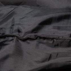 Pre Owned Tory Burch Black Wool Button Detail Sleeveless Shift Dress M