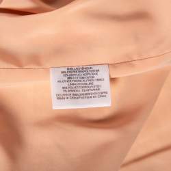 Pre Owned Tory Burch Pink Kaley Floral Printed Jacquard Shift Dress S