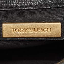 Tory Burch Black Leather Kira Shoulder Bag