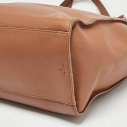 Pre Owned Tory Burch Brown Leather Brooke Tote