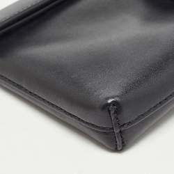 Pre Owned Tory Burch Back Leather Miller Clutch