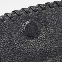 Pre Owned Tory Burch Black Leather Mini Marion Crossbody Bag