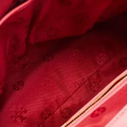 Tory Burch Pink Leather Robinson Top Handle Bag