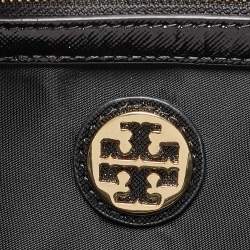 Tory Burch Black Nylon Bill Backpack