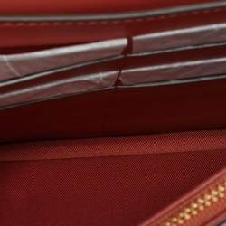 Pre Owned Tory Burch Brown Brick Quilted Velvet Small Kira Shoulder Bag