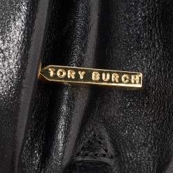 Tory Burch Black Leather Reva Chain Clutch