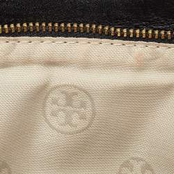 Tory Burch Black Leather Reva Chain Clutch