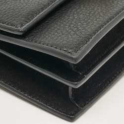 Pre Owned Tory Burch Black Leather Mini Miller Shoulder Bag