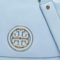 Tory Burch Blue Leather Amanda Crossbody Bag