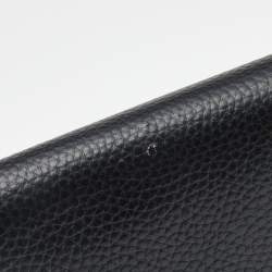 Tory Burch Black Leather Amanda Flap Continental Wallet