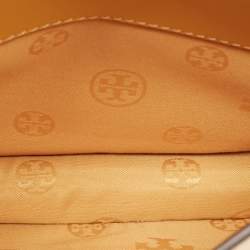 Tory Burch Mustard Leather Alexa Crossbody Bag