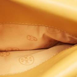 Tory Burch Mustard Leather Alexa Crossbody Bag