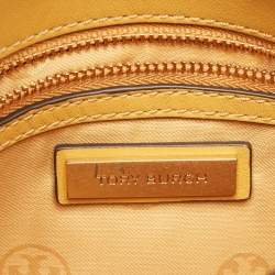 Tory Burch Mustard Leather Alexa Crossbody Bag