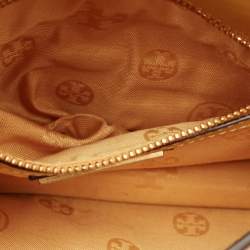 Tory Burch Mustard Leather Alexa Crossbody Bag