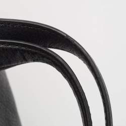 Pre Owned Tory Burch Black Leather Whipstitch Marion Tote