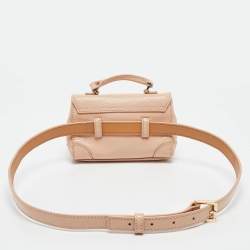 Tory Burch Peach Orange Patent Leather Robinson Waist Belt Bag