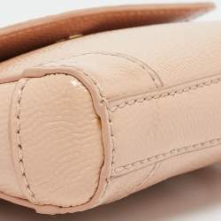 Tory Burch Peach Orange Patent Leather Robinson Waist Belt Bag