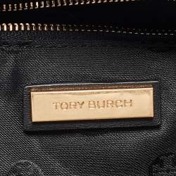 Pre Owned Tory Burch Black Leather Alexa Satchel