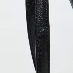 Tory Burch Black Nylon and Leather Marion Logo Whipstitch Tote