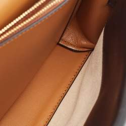 Pre Owned Tory Burch Black Leather Lee Radziwill Shoulder Bag