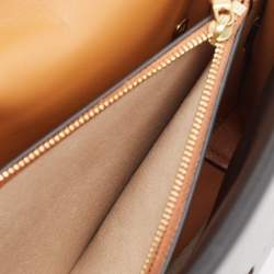 Pre Owned Tory Burch Black Leather Lee Radziwill Shoulder Bag