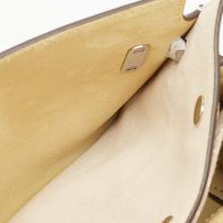 Tory Burch Multicolor Leather and Suede Petite Lee Radziwill Double Tote