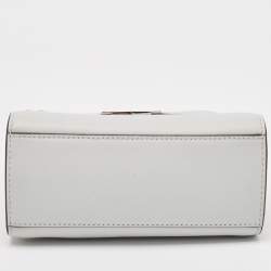 Tory Burch Multicolor Leather and Suede Petite Lee Radziwill Double Tote