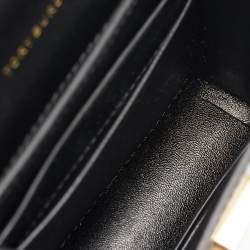 Pre Owned Tory Burch Black Leather Mini Eleanor Crossbody Bag