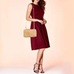 Pre Owned Tory Burch Tan Leather Alexa Shoulder Bag