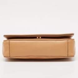 Pre Owned Tory Burch Tan Leather Alexa Shoulder Bag