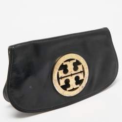 Tory Burch Black Leather Britten Crossbody Bag