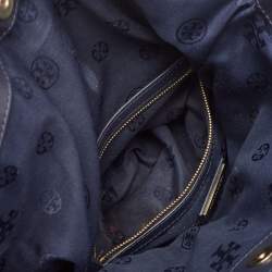 Pre Owned Tory Burch Multicolor Jacquard Fabric Finley Fold Over Tote