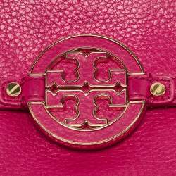 Tory Burch Pink Leather Mini Amanda Crossbody Bag