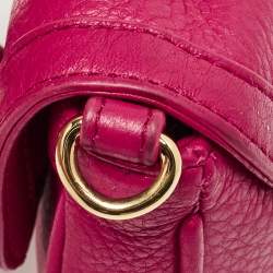 Tory Burch Pink Leather Mini Amanda Crossbody Bag