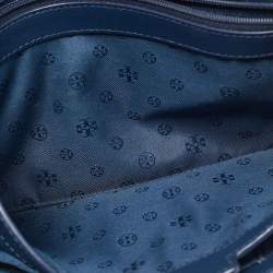 Tory Burch Navy Blue Leather Robinson Envelope Crossbody Bag