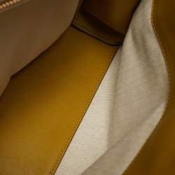 Pre Owned Tory Burch Multicolor Jute,Leather and Suede Lee Radziwill Double Bag