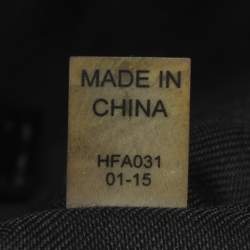 Pre Owned Tory Burch Black Wild Stitch Leather Robinson Double Zip Tote