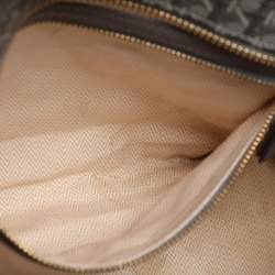 Pre Owned Tory Burch Grey Coated Canvas Ever Ready Tote