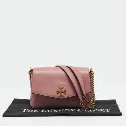 Tory Burch Pink Leather Kira Shoulder Bag
