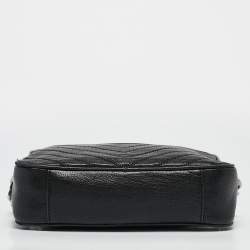 Tory Burch Black Quilted Leather Alexa Camera Crossbody Bag