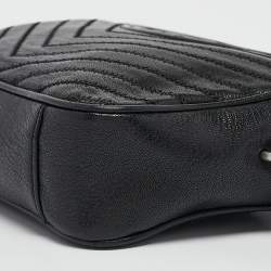 Tory Burch Black Quilted Leather Alexa Camera Crossbody Bag
